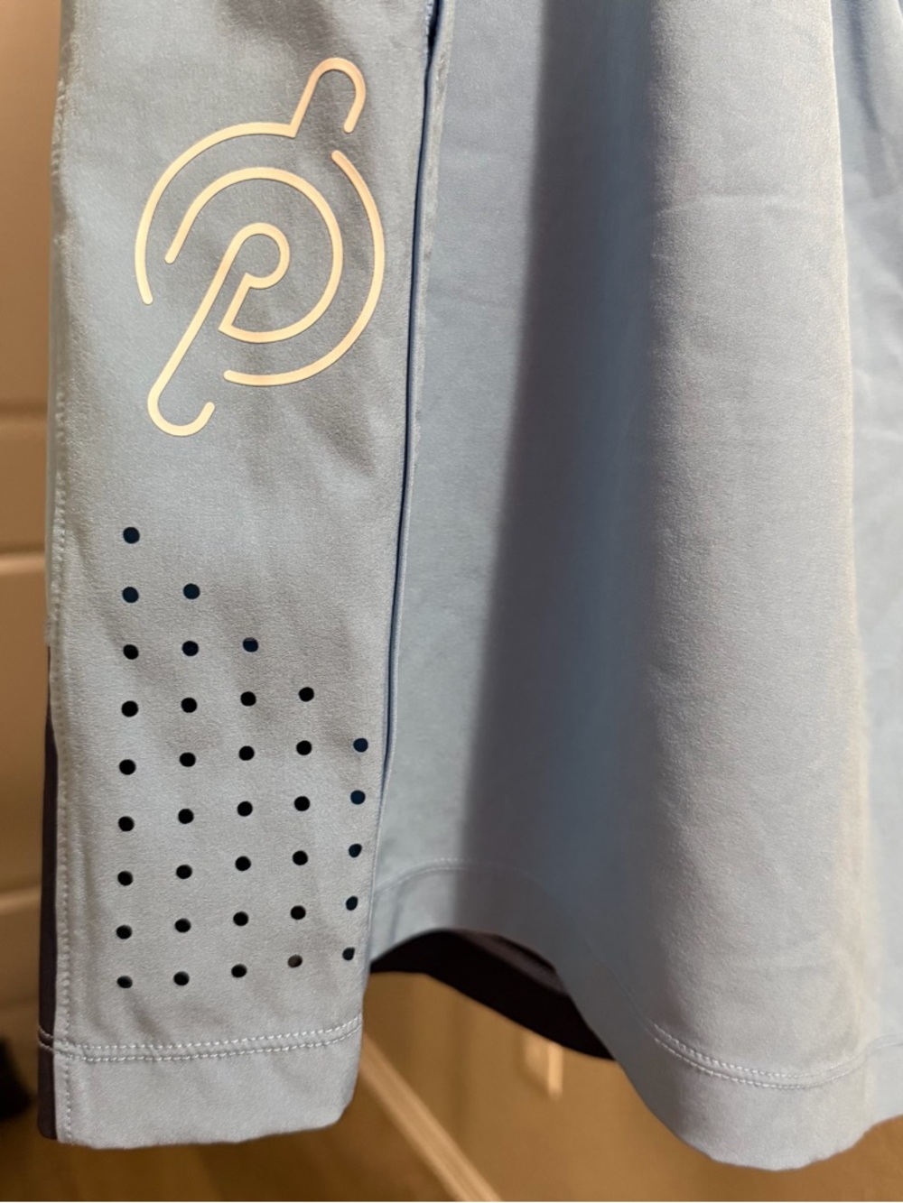 Peloton Solfire Shorts - Men's Light Blue - Lined with Mesh Shorts - Men’s XXL